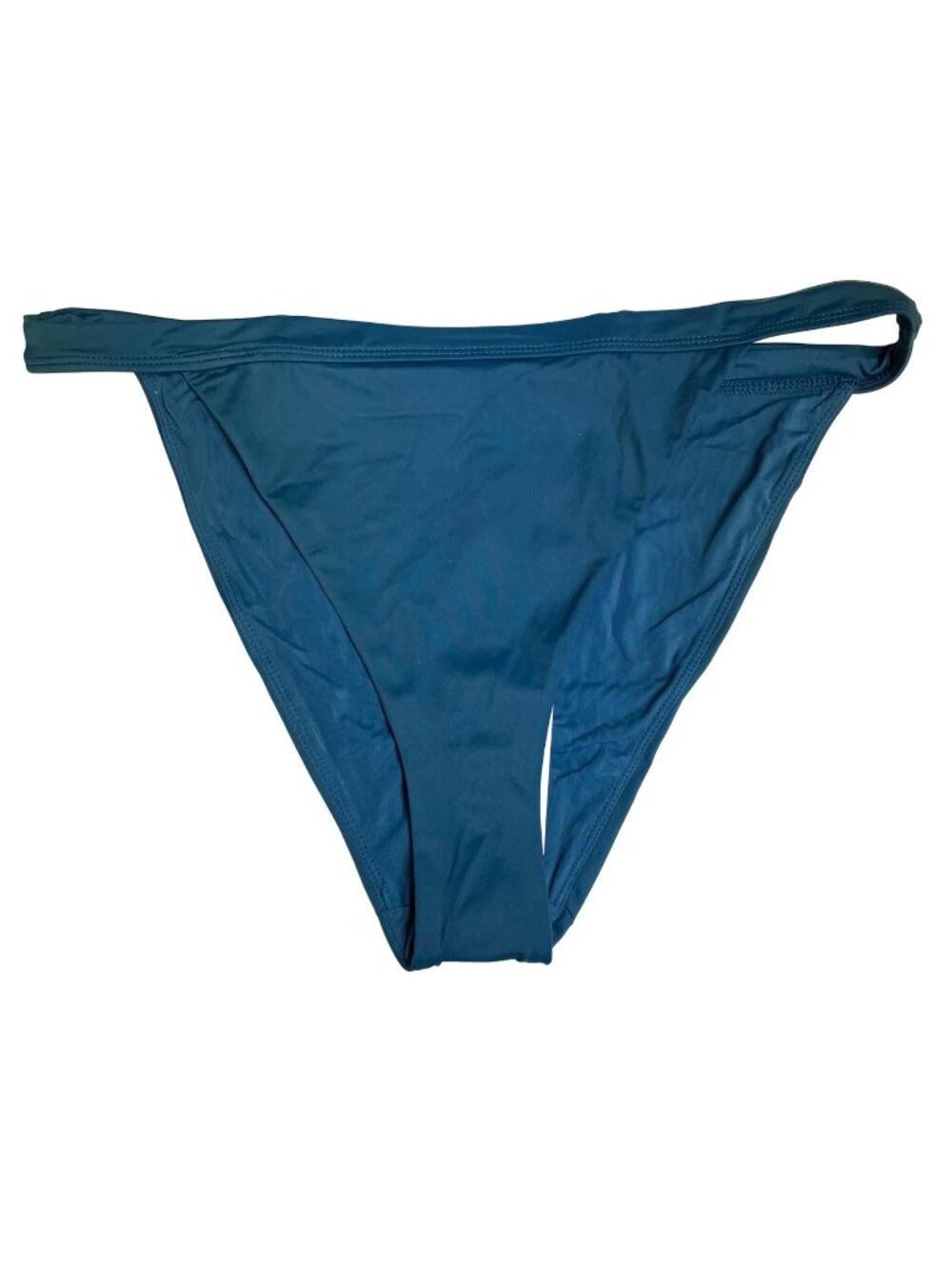 Andie The Calcos High Waisted Bikini Bottom Blue Green Sz XL